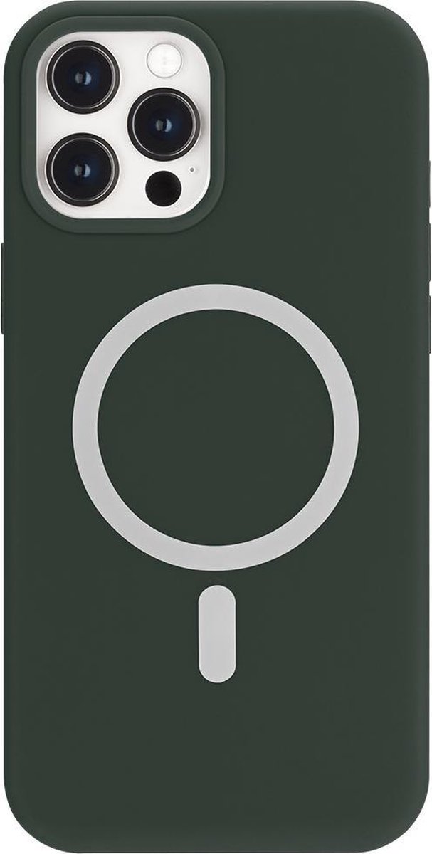 Hoes geschikt voor iPhone 12 Pro Max / Apple magnetische Ring & oplaadfunctie - TPU Back Cover - Groen