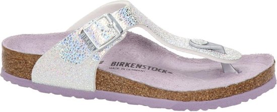 Birkenstock Gizeh meisjes slipper - Zilver - Maat 35 | bol.com