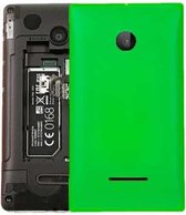 Effen kleur batterij achterkant voor Microsoft Lumia 532 (groen)