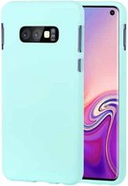 GOOSPERY SOFT FEELING Vloeibare TPU Drop-proof Soft Case voor Galaxy S10e (Mintgroen)