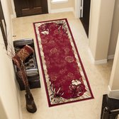 Tapiso Atlas Vloerkleed Gangloper Rood Karpetten Tapijt Maat- 100x250