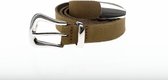 Elvy Fashion - Belt 25838 Suede - Taupe Silver - Size 85