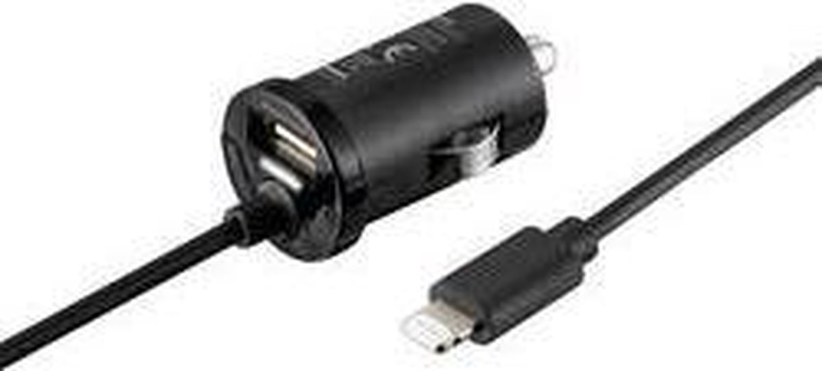 VOLTCRAFT CLC-2000USB VC-11501475 iPad/iPhone/iPod oplader 2000 mA 2 x USB, Apple dock-stekker Lightning Auto