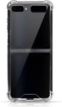 Samsung Galaxy Z Flip Hoesje - Mobigear - Cushion Serie - TPU Backcover - Transparant - Hoesje Geschikt Voor Samsung Galaxy Z Flip