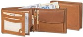 Rinaldo Leren Heren Portemonnee Billfold Cognac