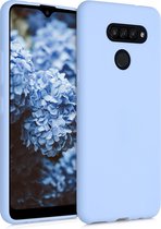 kwmobile telefoonhoesje voor LG K50S - Hoesje voor smartphone - Back cover in mat lichtblauw