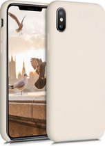 kwmobile telefoonhoesje voor Apple iPhone XS - Hoesje met siliconen coating - Smartphone case in zoet glazuur