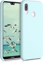 kwmobile telefoonhoesje voor Huawei P20 Lite - Hoesje met siliconen coating - Smartphone case in Frosty Mint