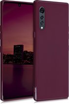 kwmobile telefoonhoesje geschikt voor LG Velvet - Hoesje voor smartphone - Back cover in bordeaux-violet