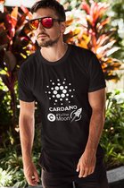 Cardano Crypto To the Moon - T-Shirt - Binance Coinbase Bitcoin Ethereum Cardano Wallet - Maat S