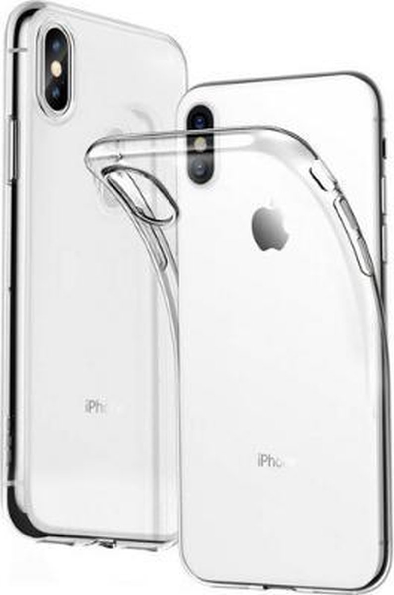 iPhone Xs Max Hoesje Transparant - Siliconen Case