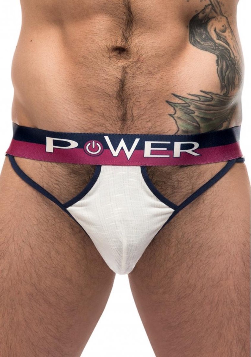 Goedkoopste Cutout Thong - Ivory - L/XL L/XL