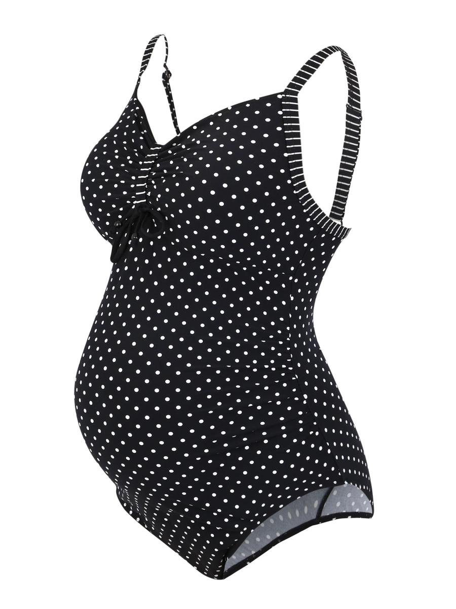 Noppies Zwangerschapsbadpak Dot - Black — afbeelding 5