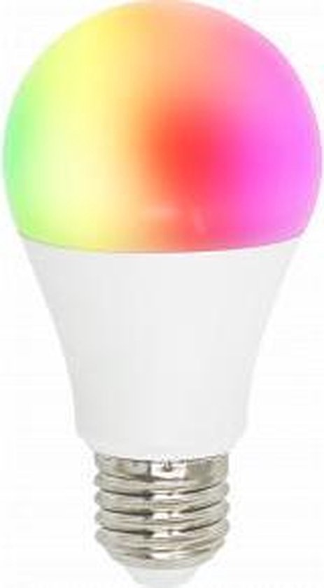Smart RGB LED lamp [WiFi, E27, 7W, LM, warm wit, Powered TUYA] | bol.com