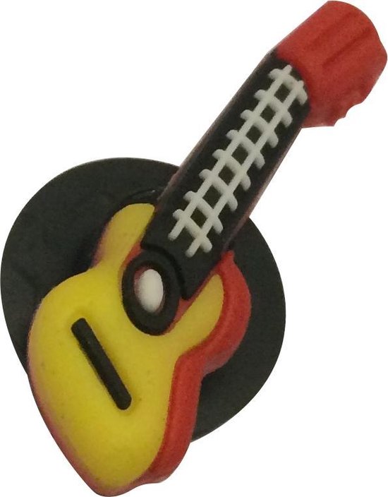 Armbandknoop met gele gitaar