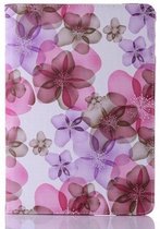 iPad Air 2 Flip Sweet Flower hoesje / Luxury 360 draaibaar case Pink