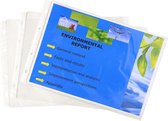 5x Exactive® Pak van 20 geperforeerde tassen - gladde PP 5,5/100ste -, Transparant