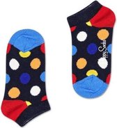 Happy Socks Kids Big Dot Low Sock Donkerblauw