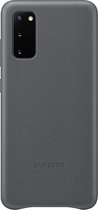 Samsung Leather Hoesje - Samsung Galaxy S20 - Grijs