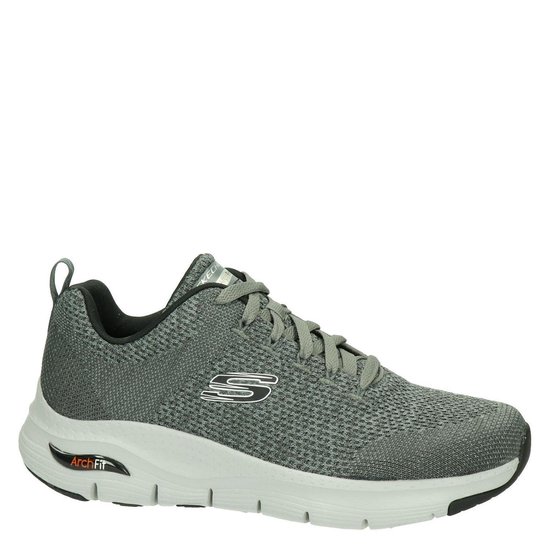 Skechers Arch Fit heren sneaker - Grijs - Maat 42 | bol.com