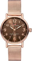 River Woods Vermillion RW340004 Horloge - Staal - Rosékleurig - Ø 34 mm