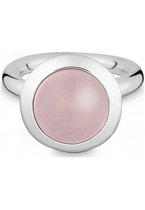 Quinn - zilveren ring met rozenkwarts - 021894630