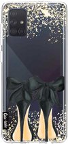 Casetastic Samsung Galaxy A71 (2020) Hoesje - Softcover Hoesje met Design - Sparkling Shoes Print