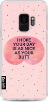 Casetastic Samsung Galaxy S9 Hoesje - Softcover Hoesje met Design - Nice Butt Print