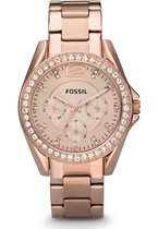 Fossil Riley ES2811 Dames Horloge