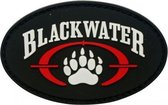 Blackwater Security Team Logo Met Pootafdruk Patch - 8 x 5 cm