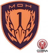 Medal Of Honor Task Force Blackbird Game PVC patch embleem bruin met velcro