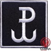 Jednostka Wojskowa Komandosów JWK Polish Special Forces Geborduurde militaire zwarte patch embleem met klittenband