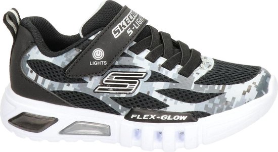 Skechers Flex-Glow jongens sneakers met lichtjes - Zwart - Maat 32 -  Uitneembare zool | bol.com