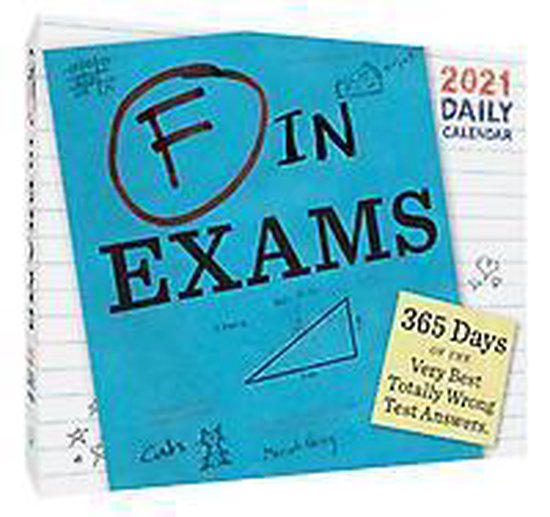 F in Exams Daily 2021 Calendar