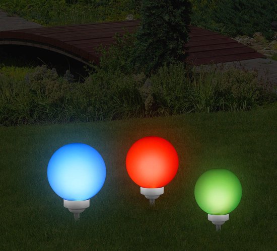 LED tuinverlichting in 3 kleuren verstelbaar op zonne-energie | bol.com