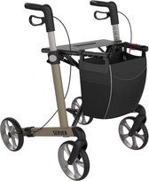 Server Rollator- Kleur: Champagne, Model: Small - zithoogte 50 cm