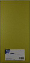 Joy!Crafts • papierset 15x30cm 20 vel metallic kaki