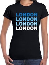 London / Londen t-shirt zwart voor dames XS