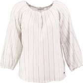 Garcia soepele off white blouse 3/4 mouw materiaalmix - Maat S