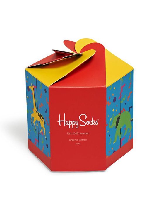Happy Socks Kids Carousel Giftbox - Maat 2-3Y - Happy Socks