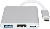 Usb C 3.1 Hub Naar Hdmi 4K Adapter Voor Macbook Thunderbolt 3