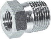 3/8'' NPT x 1/2'' NPT M/F Verzinkt Stalen Verloopring 210 Bar - Hydrauliek - FL2S-MF-EZ-038N-012N