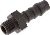 R 3/8'' Buitendraad x 8mm PA 6 Slangpilaar 10 Bar - FL2S-MH-P-038R-08