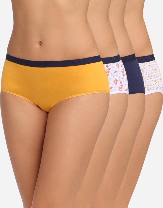 Boxer Femme Dim Les Pockets - Lot De 3 En Coton Stretch - Confort Et Couleurs Variées - Marque Française