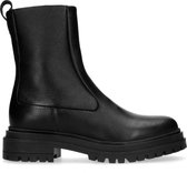 Sacha - Dames -  x Isha zwarte leren chelsea boots - Maat 37