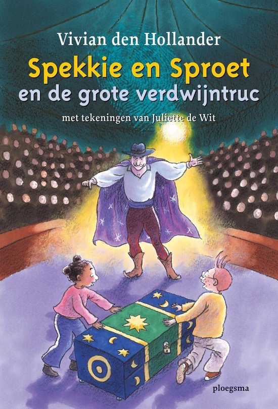 Cover van het boek 'Spekkie en Sproet en de grote verdwijntruc' van Vivian den Hollander