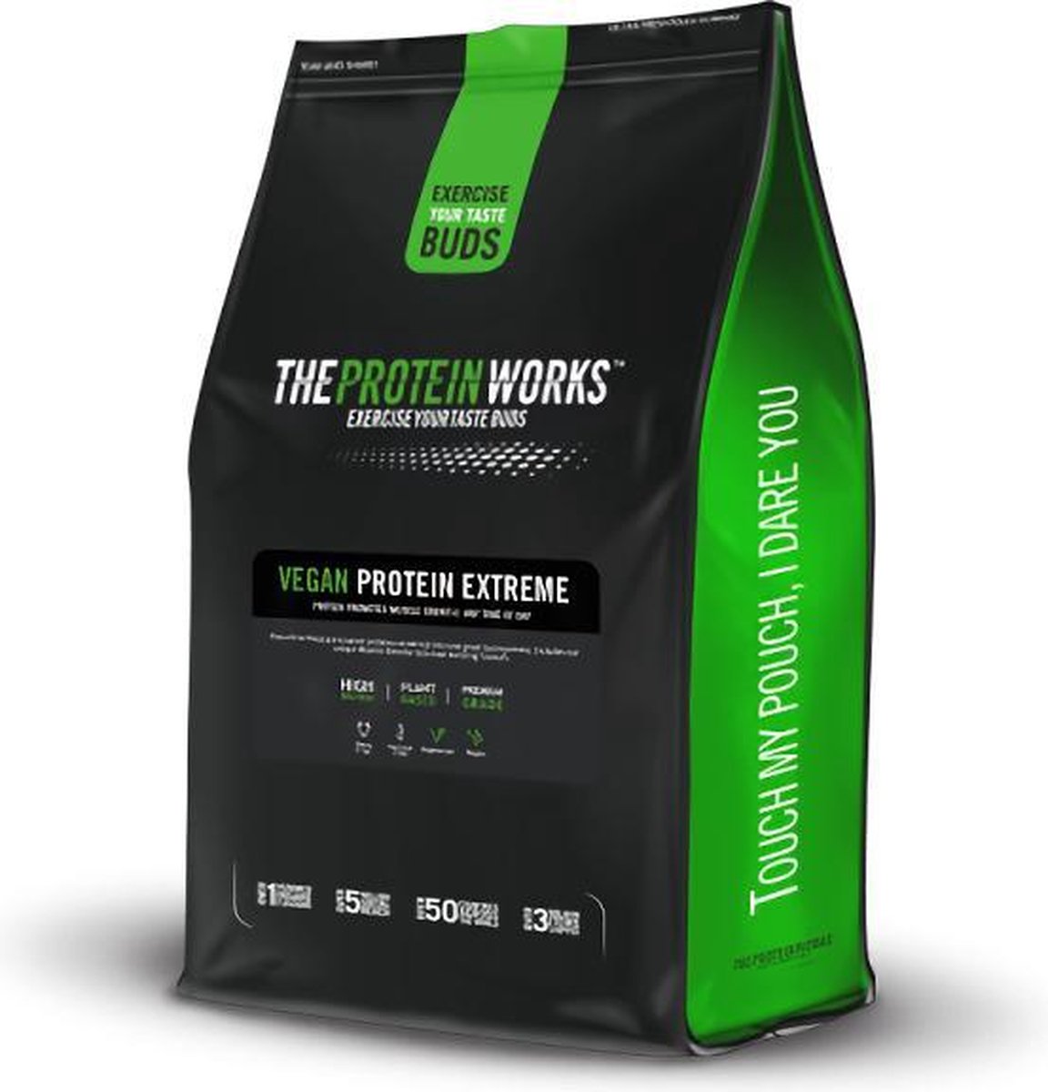 Vegan Protein / Vegan Proteïne - Vegan Proteïne Extreme / Vegan Protein Extreme - The Protein Works | Eiwitpoeder / Eiwitshake | 500 gram | Chocolate Silk