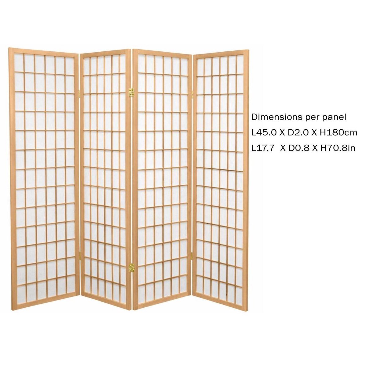 Separateur De Pieces Homestyle4u 6 Pan Diviseur De Pièce écran Pliant - Bois | FindTheDeal Panneau Japonais Coulissant