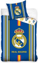 Dekbedovertrek Real Madrid C.F. - Stripes - 140x200 + 1 Kussensloop 70x80cm