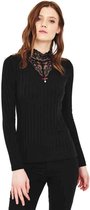 Vive Maria Longsleeve top -L- Harmony Rib Zwart
